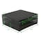 Mind Reader Flower Pattern Black 72 Capacity Double Coffee Pod Metal Mesh Storage Tray